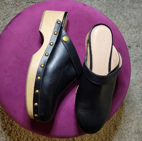 J. Crew Convertible Leather Clogs - Picture 6 of 7